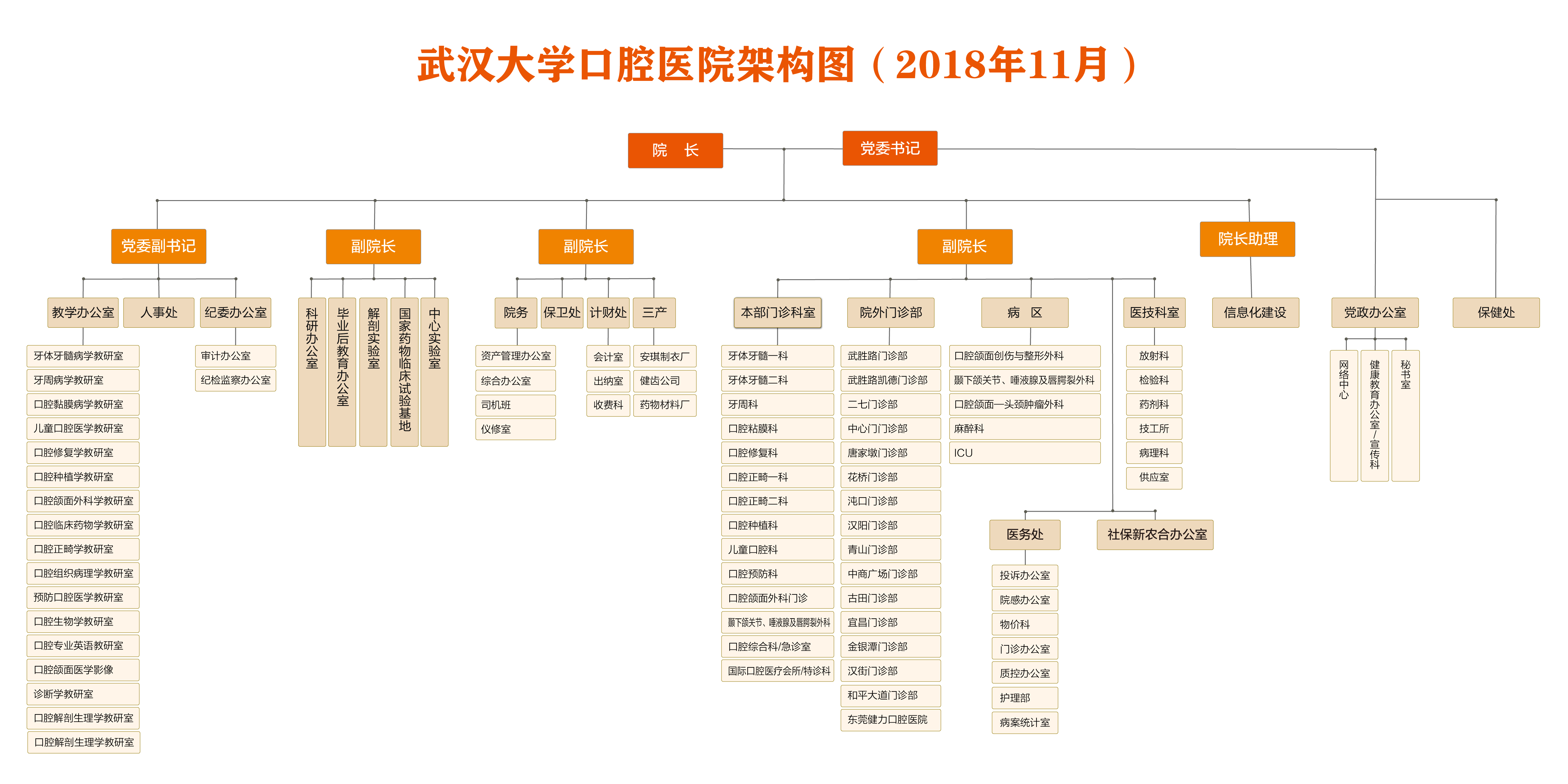 口腔医院组织架构图片